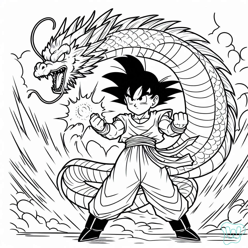 78 Goku Ausmalbilder PDF Kostenlos Herunterladen Und Ausdrucken