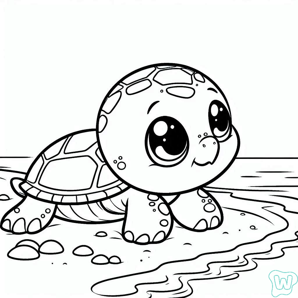 20 Tartaruga Da Colorare Pagine Da Colorare Per Bambini