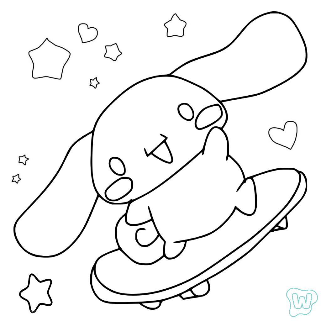 22 Cinnamoroll Kleurplaat Gratis PDF download 22 Cinnamoroll Kleurplaat Gratis PDF download