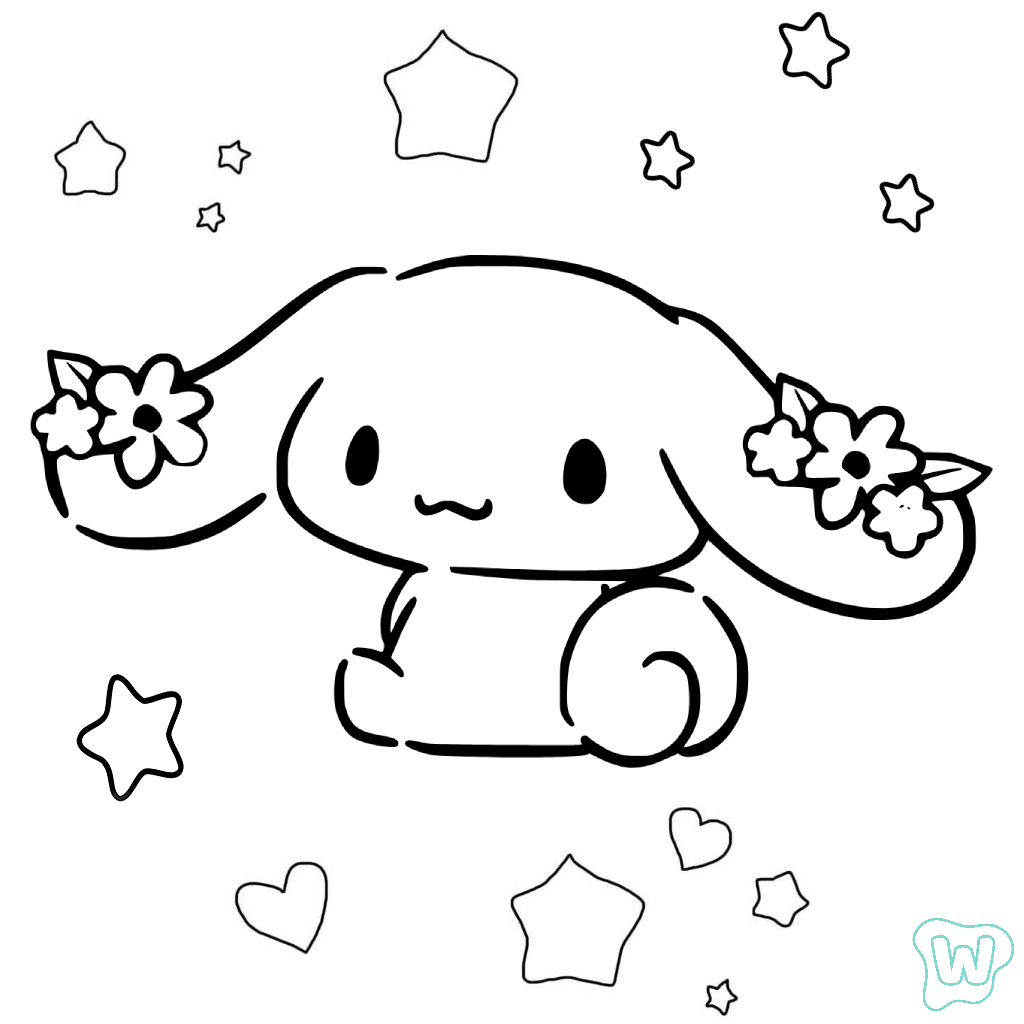 22 Cinnamoroll Kleurplaat Gratis PDF download 22 Cinnamoroll Kleurplaat Gratis PDF download