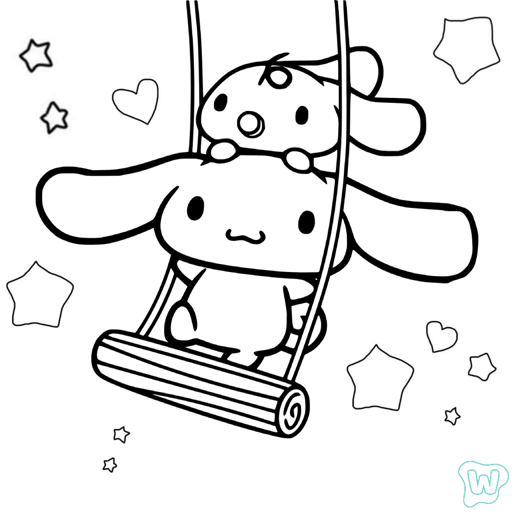 22 Cinnamoroll Kleurplaat Gratis PDF download 22 Cinnamoroll Kleurplaat Gratis PDF download