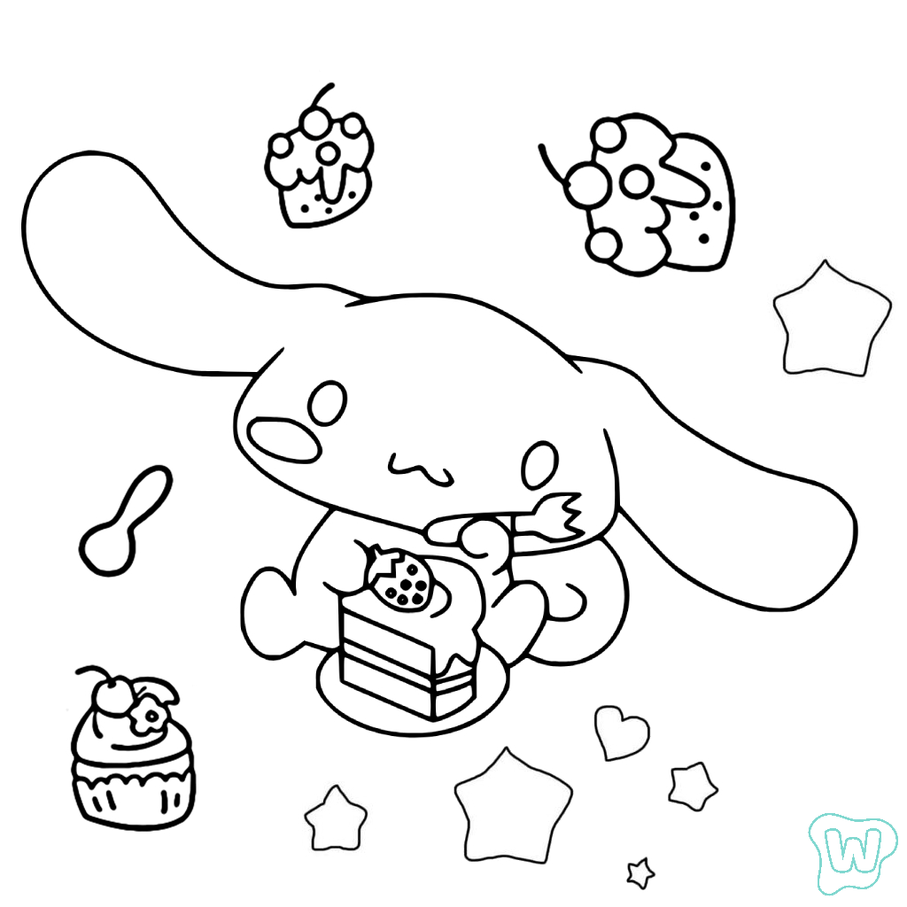 22 Cinnamoroll Da Colorare Download PDF Gratuito