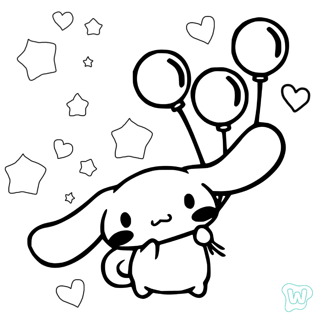 22 Cinnamoroll Kleurplaat Gratis PDF download 22 Cinnamoroll Kleurplaat Gratis PDF download