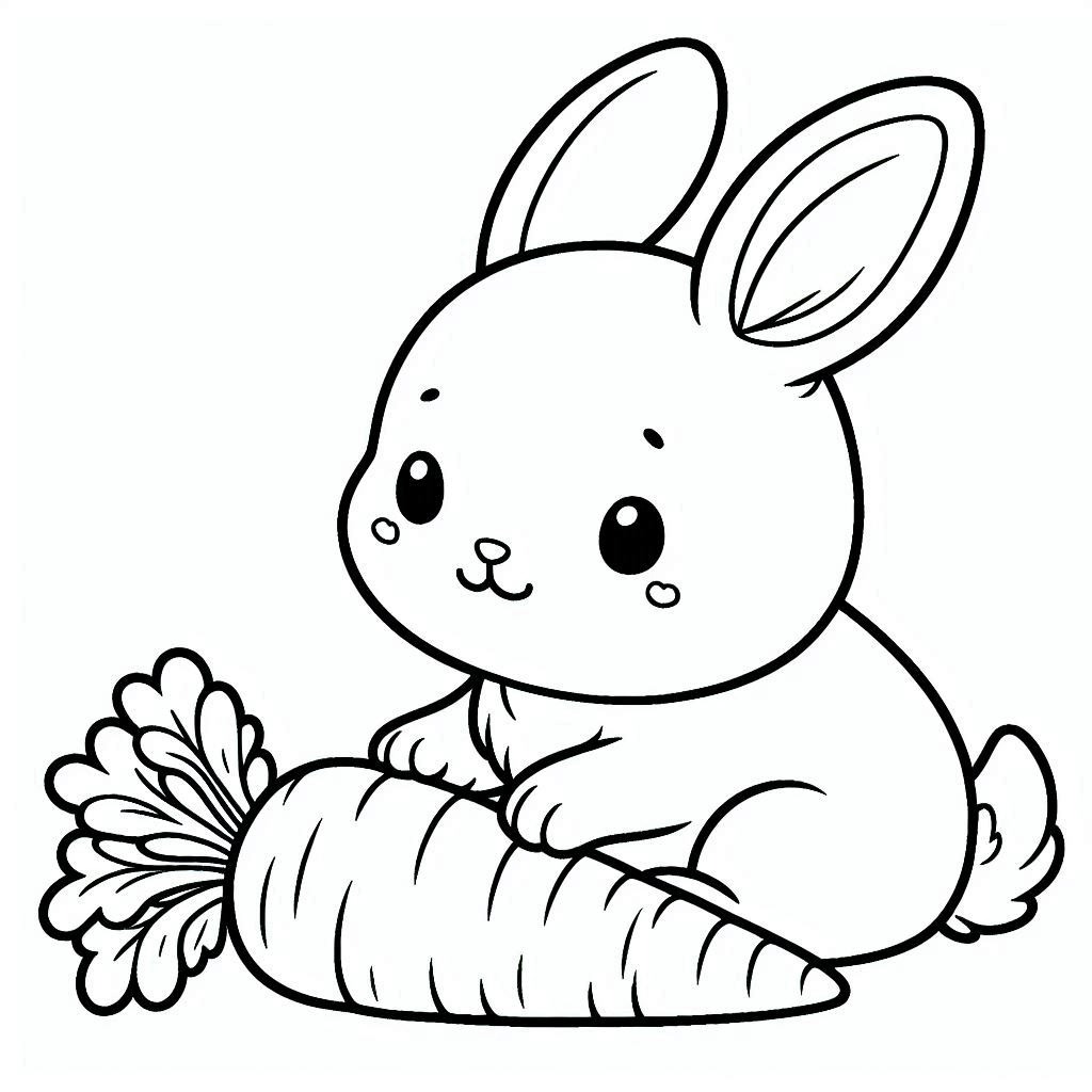 20 Conejo Para Colorear - Imprimir Dibujos Para Colorear 20-conejo-para-colorear-imprimir-dibujos-para-colorear