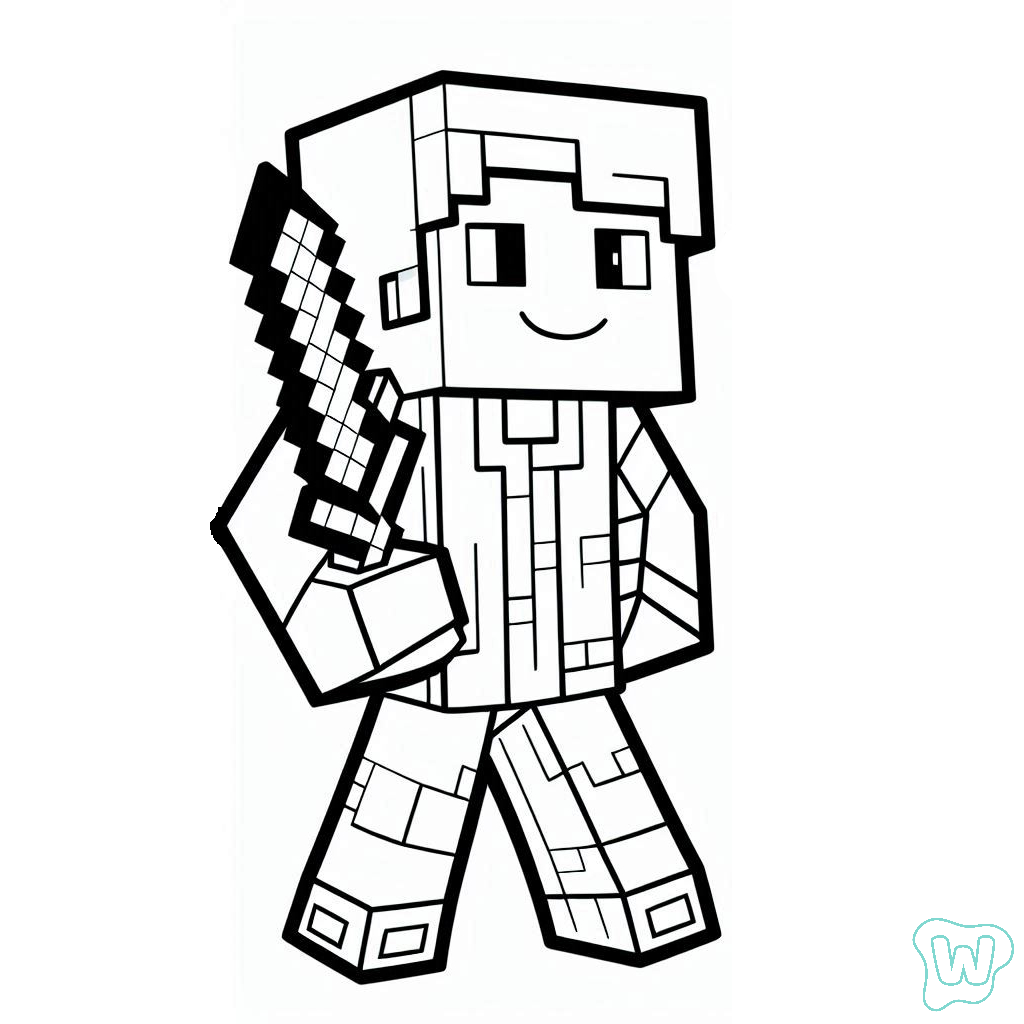 40 Minecraft Para Colorear - Descargar E Imprimir PDF