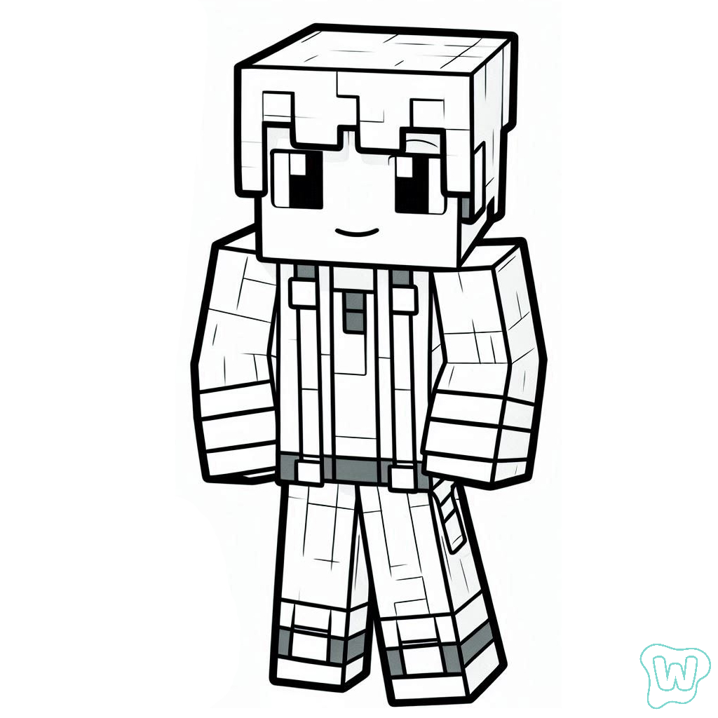P ginas Para Colorear De Personajes De Minecraft P ginas Para Colorear De Personajes De Minecraft