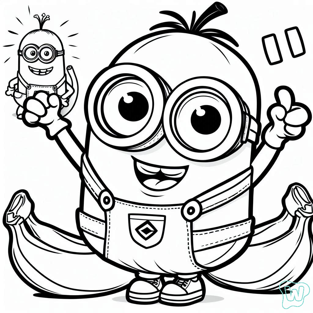 Dibujos Para Colorear De Minion De Un Ojo C mo Dibujar Al Minion