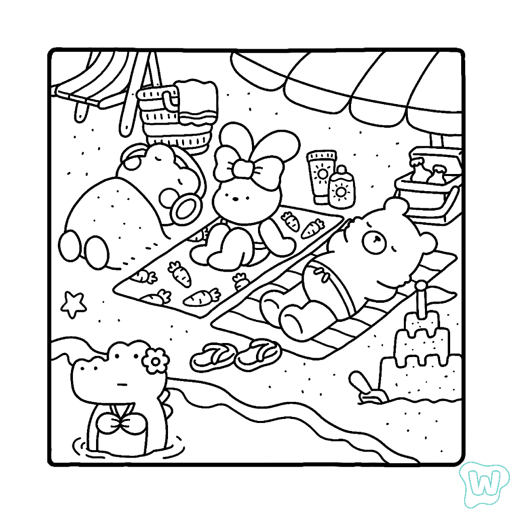 26 Cozy Friends Da Colorare Stampa PDF Gratuito 26 Cozy Friends Da Colorare Stampa PDF Gratuito