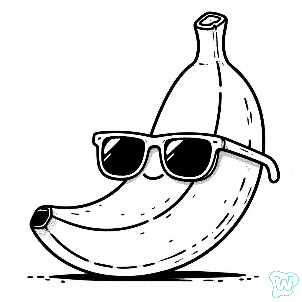 31 Bananen Kleurplaat Download En Print De Pdf Gratis