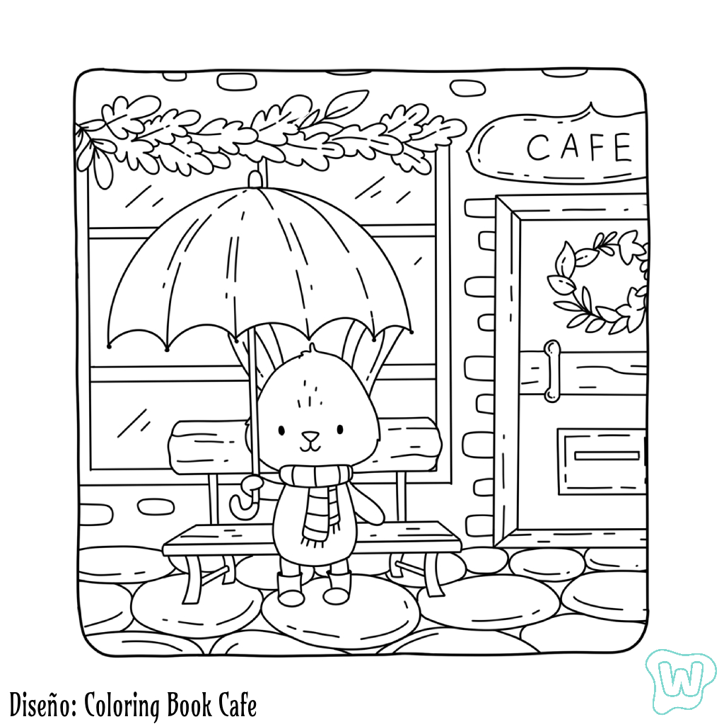Autumn Hygge Coloring Pages Autumn Hygge Coloring Pages