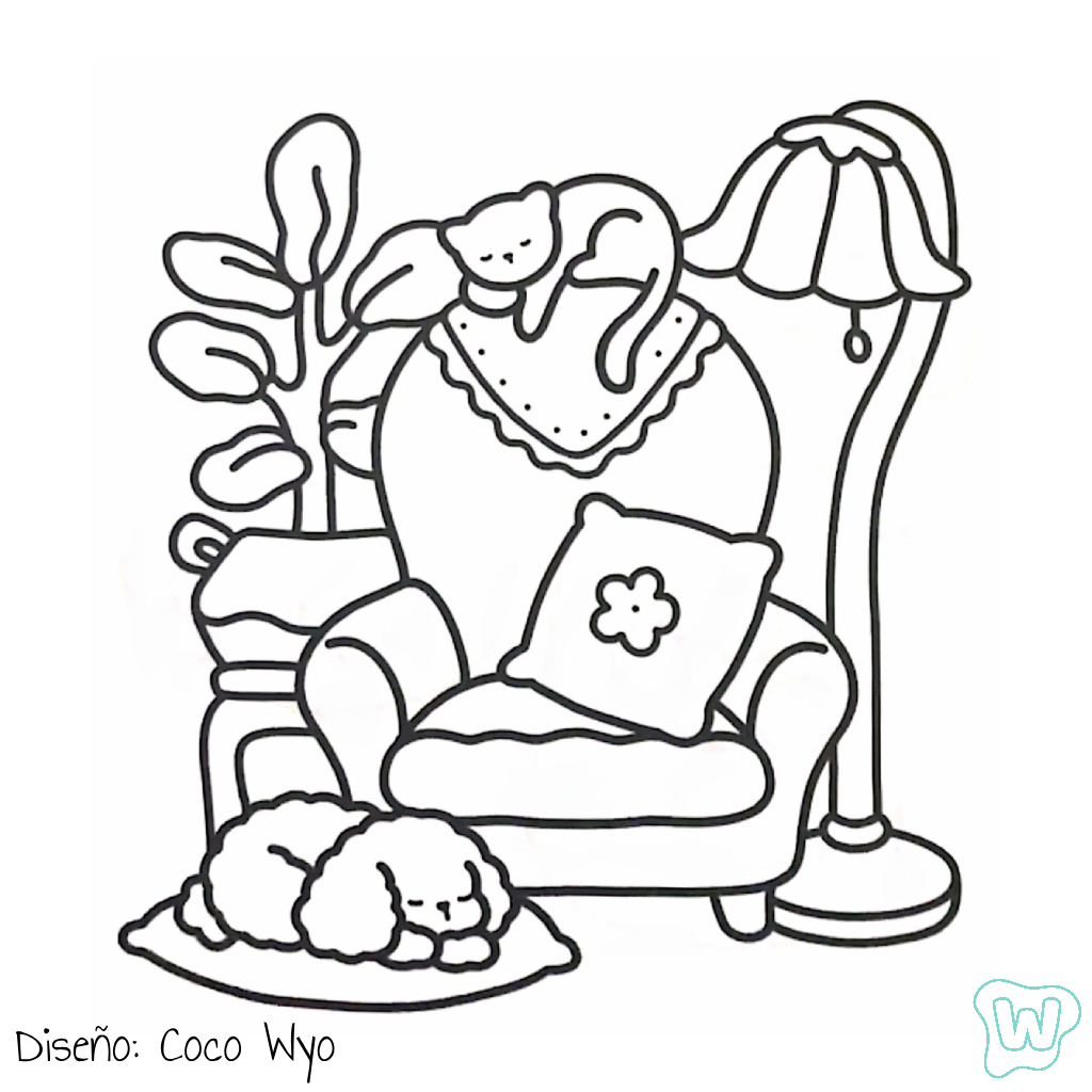 53 Cozy Cute Para Colorear Descargar E Imprimir PDF