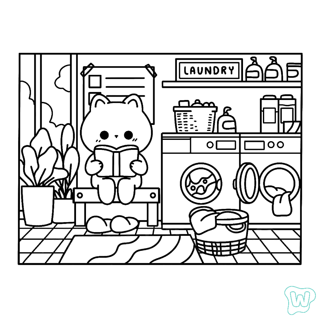 30 Kawaii Cozy Kleurplaat Gratis Downloaden En Afdrukken