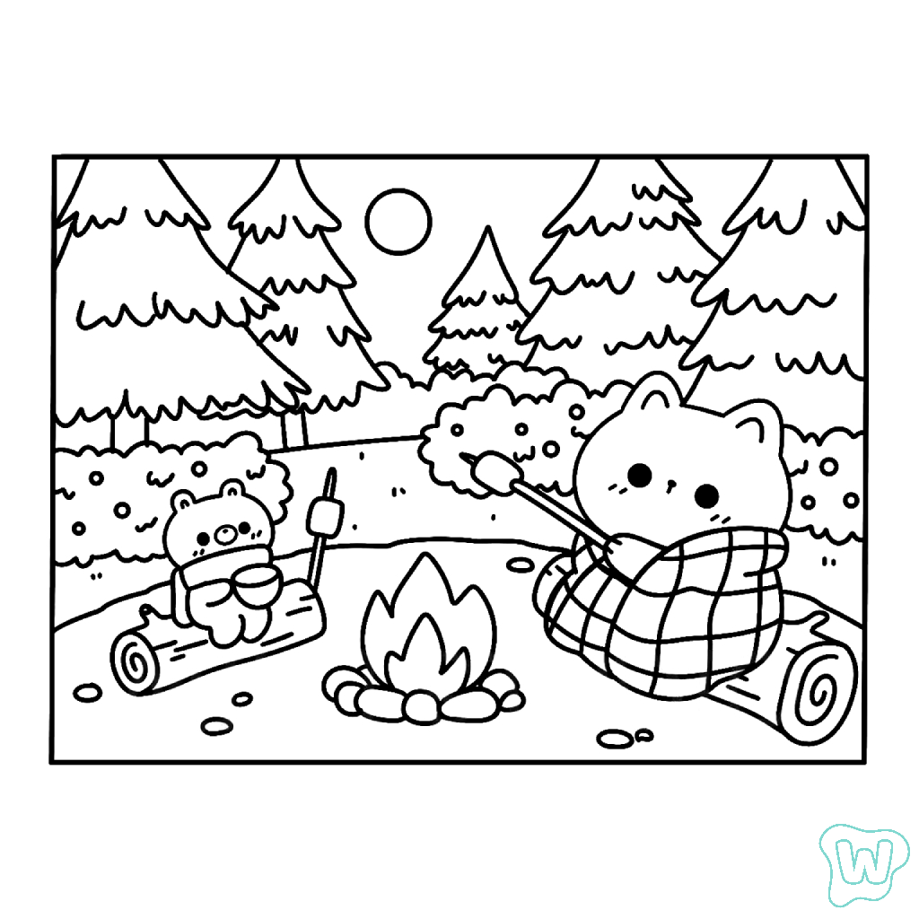 30 Kawaii Cozy Coloriage T l charger Et Imprimer Gratuitement