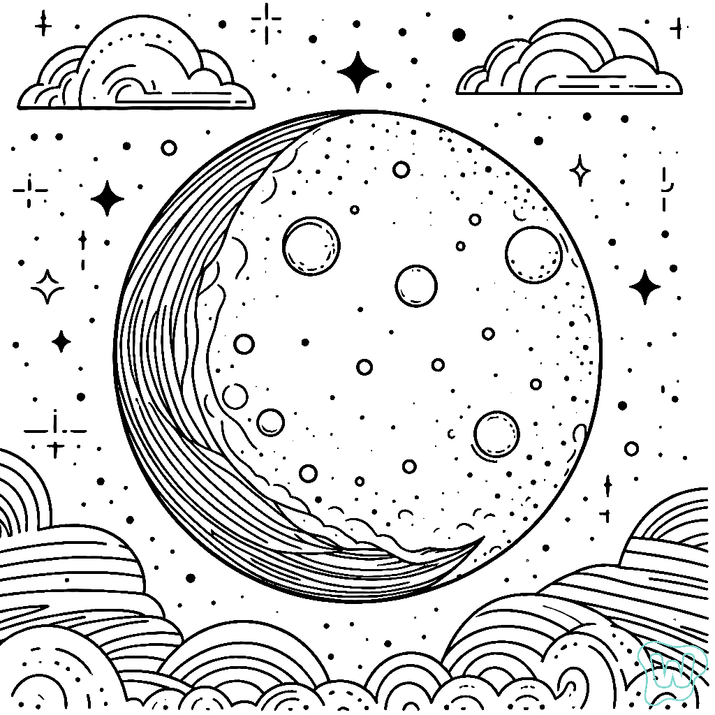 38 Luna Para Colorear Descargar E Imprimir PDF Gratis 38 Luna Para Colorear Descargar E Imprimir PDF Gratis