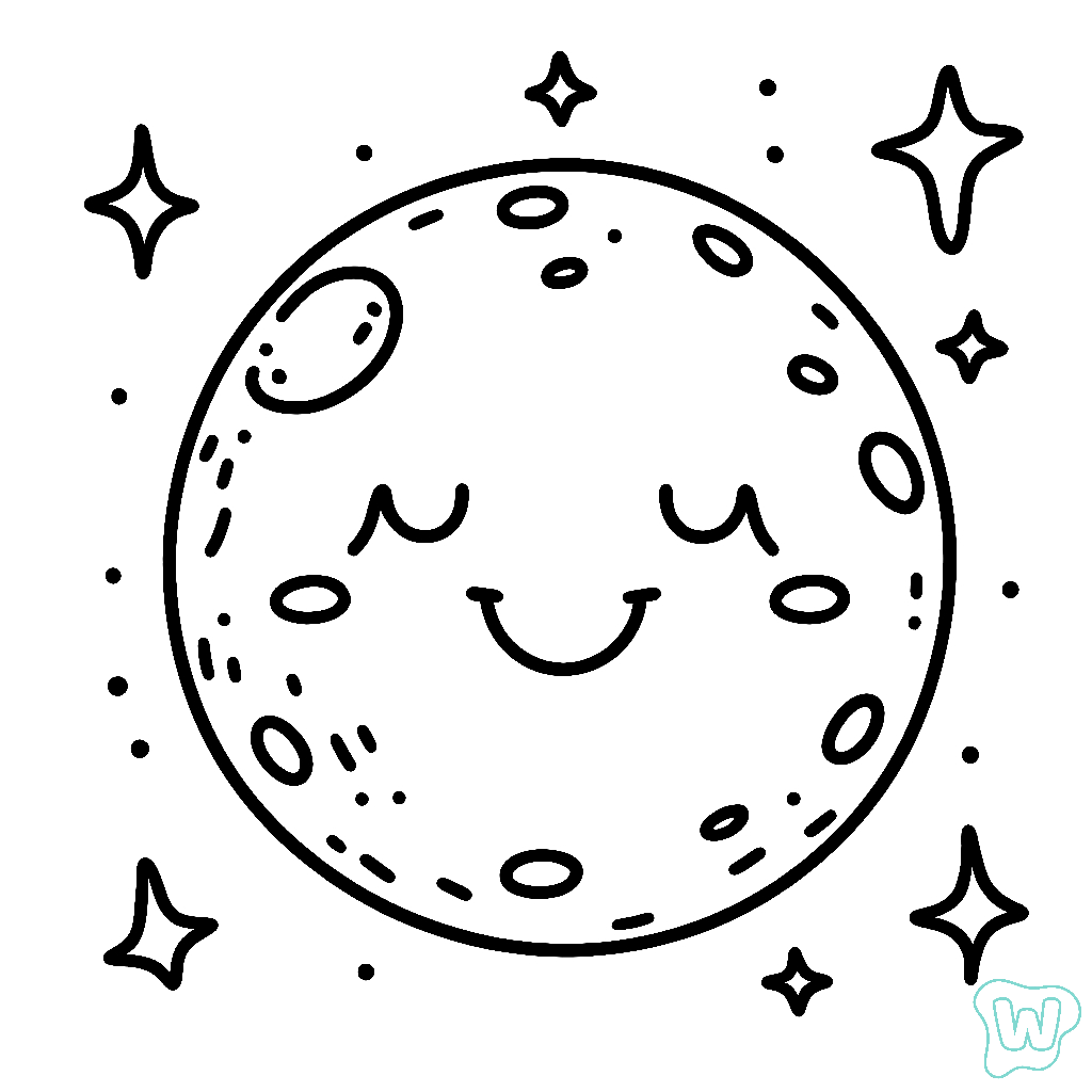 38 Luna Para Colorear Descargar E Imprimir PDF Gratis 38 Luna Para Colorear Descargar E Imprimir PDF Gratis