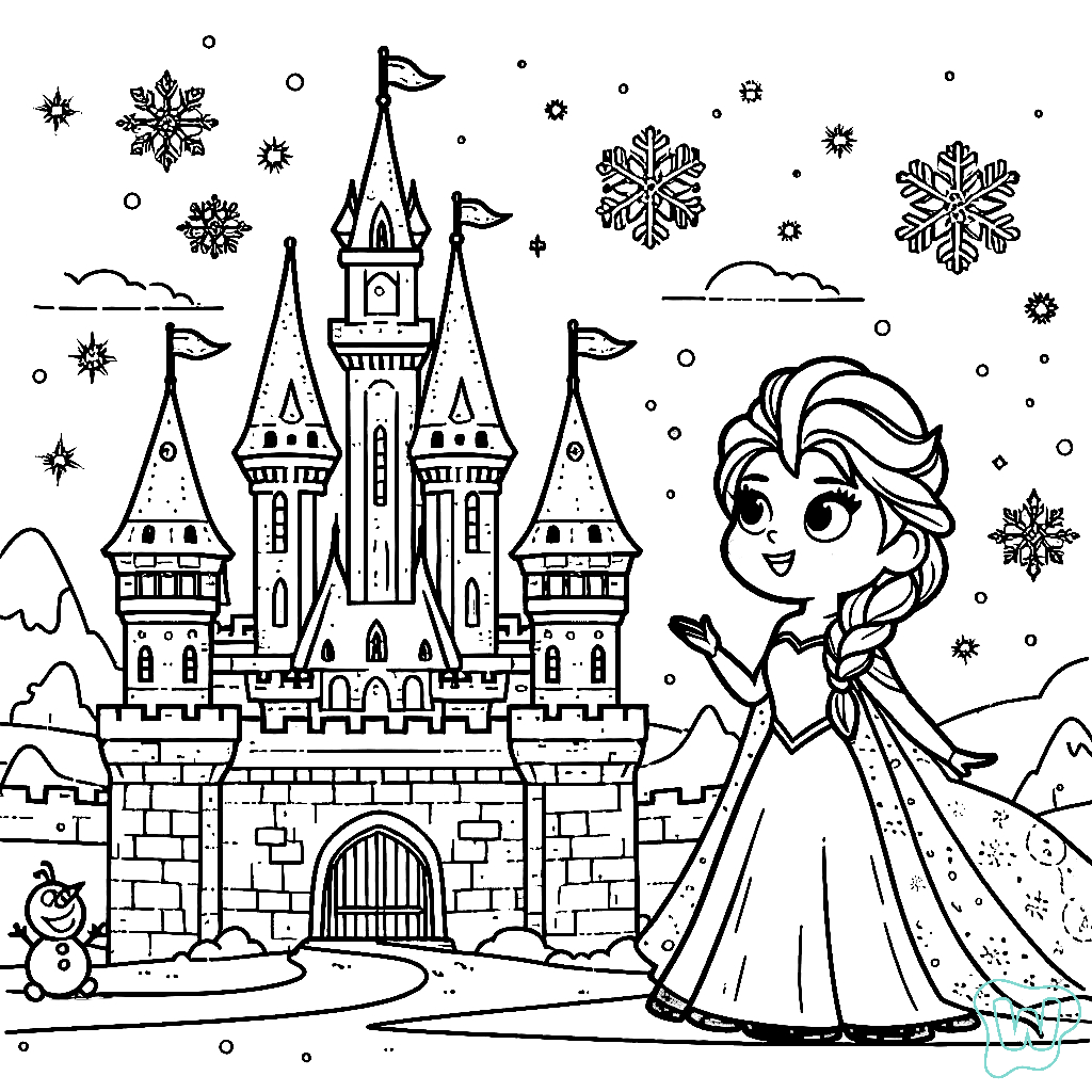 33 Coloriage Elsa Pages PDF Gratuites Imprimer