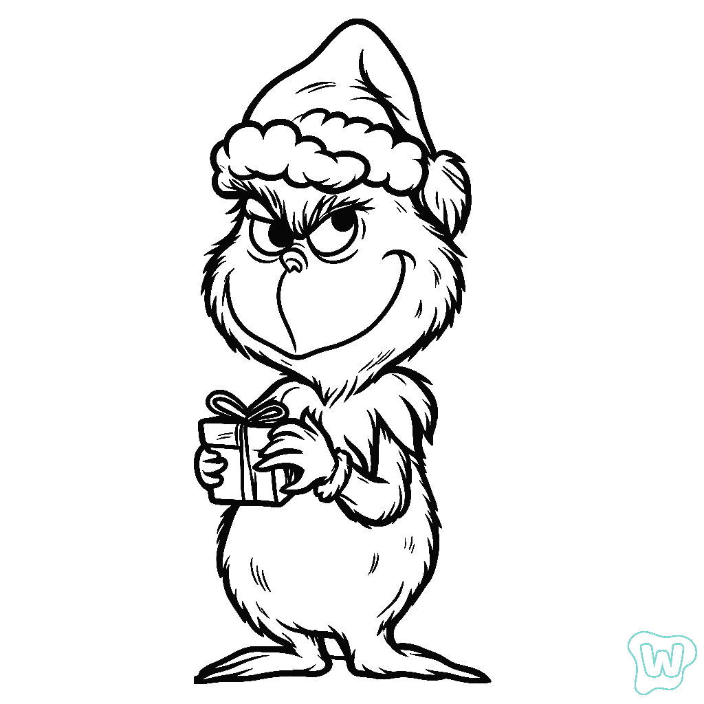 29 Grinch Para Colorear - Páginas Gratis Para Imprimir PDF
