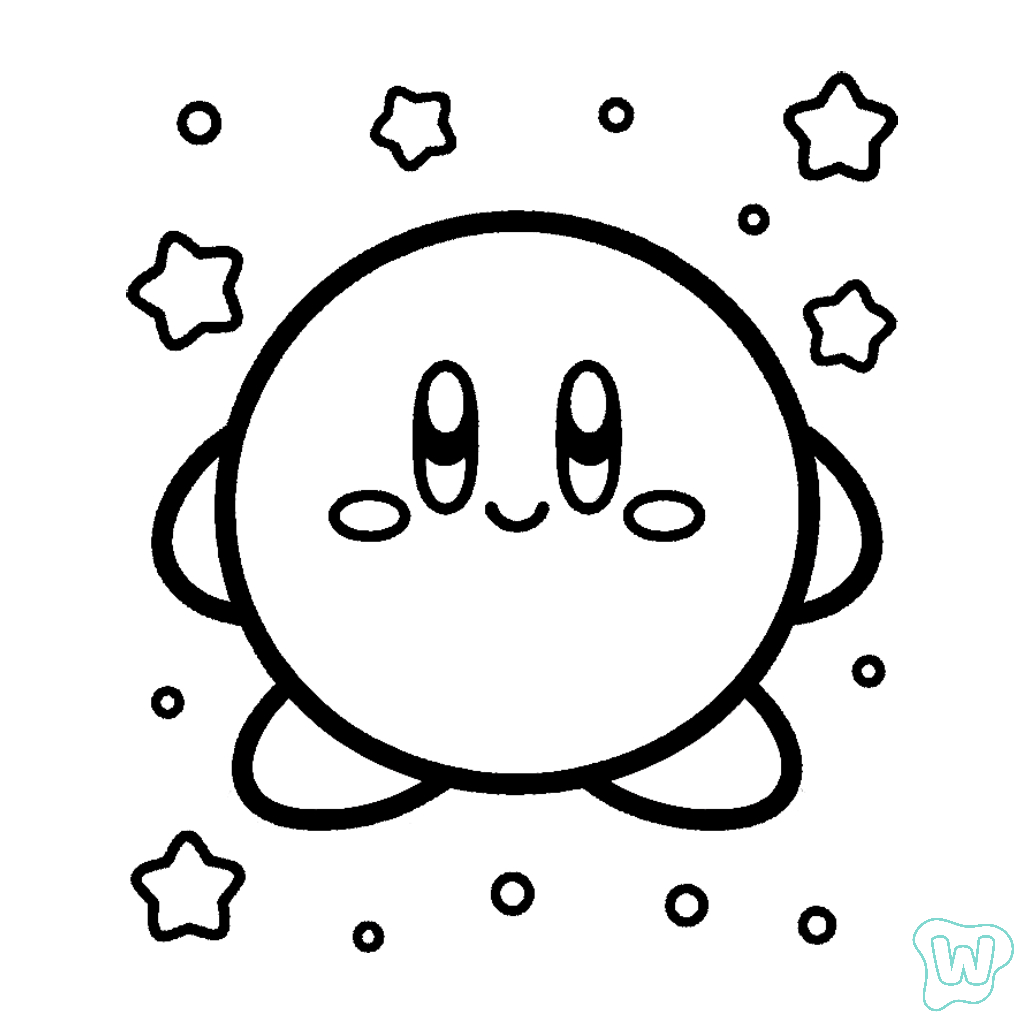 36 Kirby Para Colorir Desenhos Gratuitos Em PDF