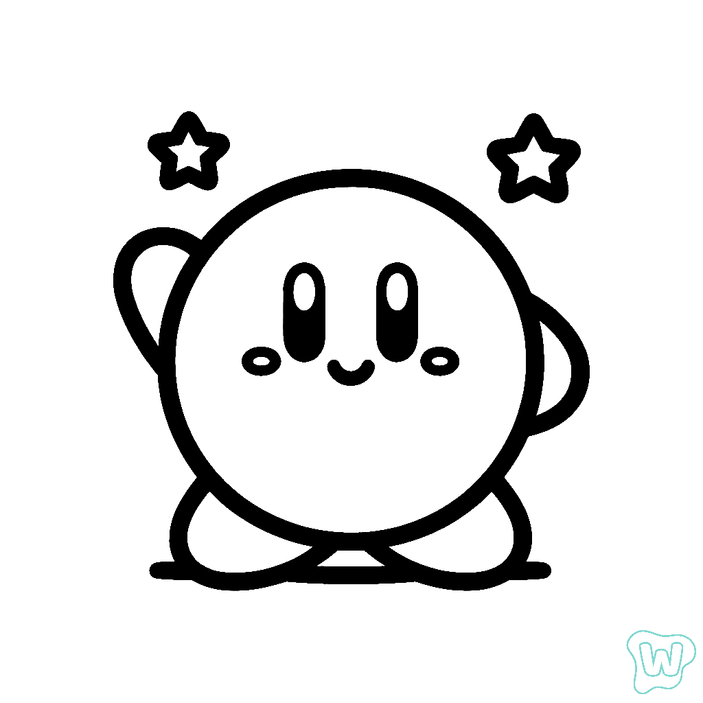 36 Kirby Para Colorir Desenhos Gratuitos Em PDF