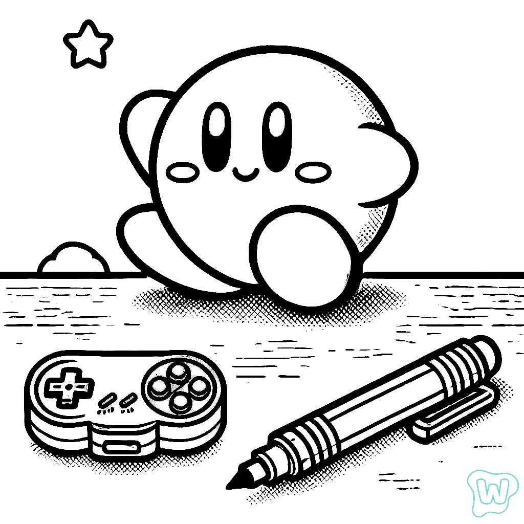 36 Kirby Para Colorir Desenhos Gratuitos Em PDF