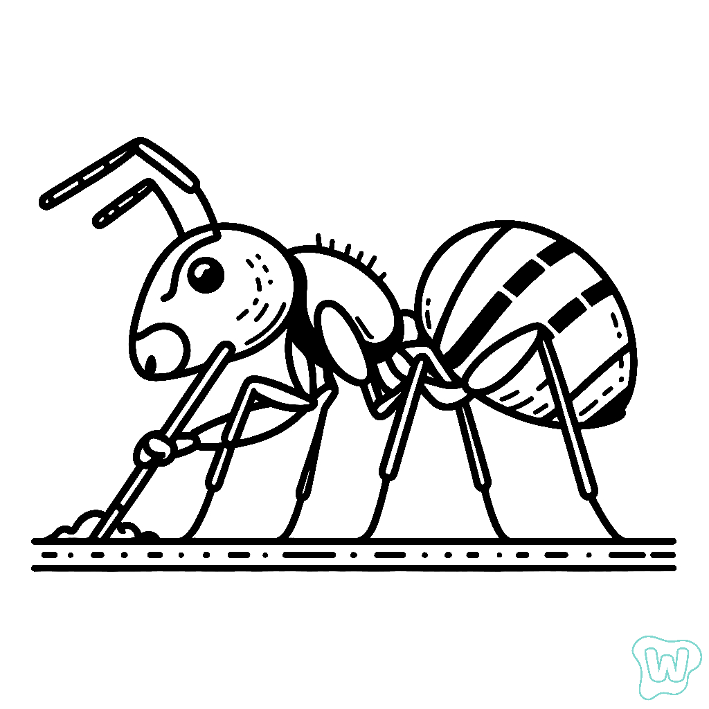 49 Hormiga Para Colorear Dibujos Para Imprimir PDF