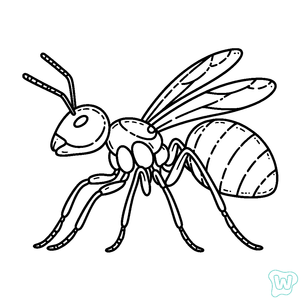 49 Hormiga Para Colorear Dibujos Para Imprimir PDF