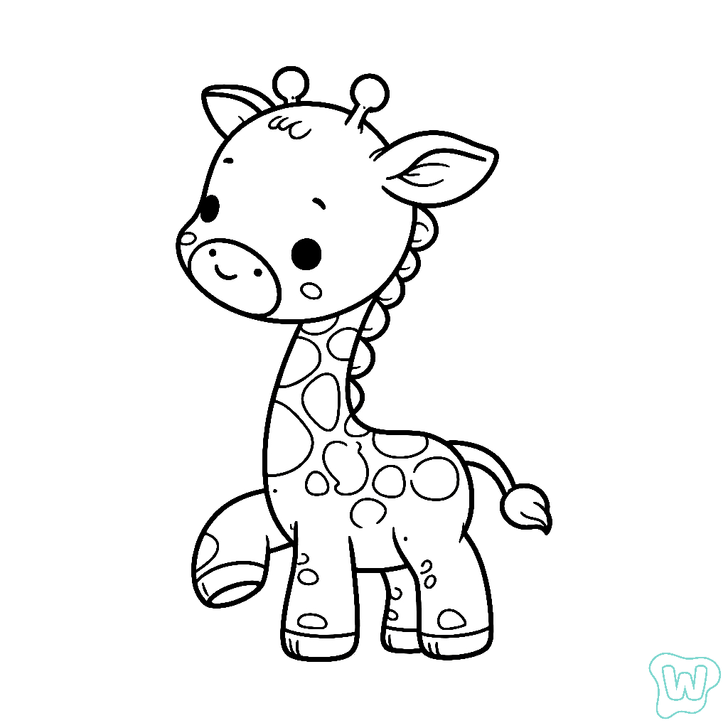 47 Jirafa Para Colorear Dibujos Gratis Para Imprimir