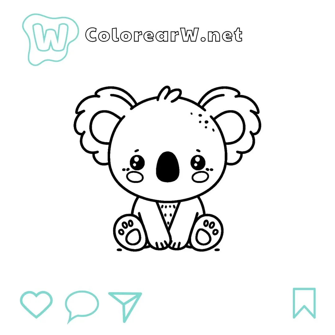 50 Koala Coloring Pages Free Pages In PDF And JPG