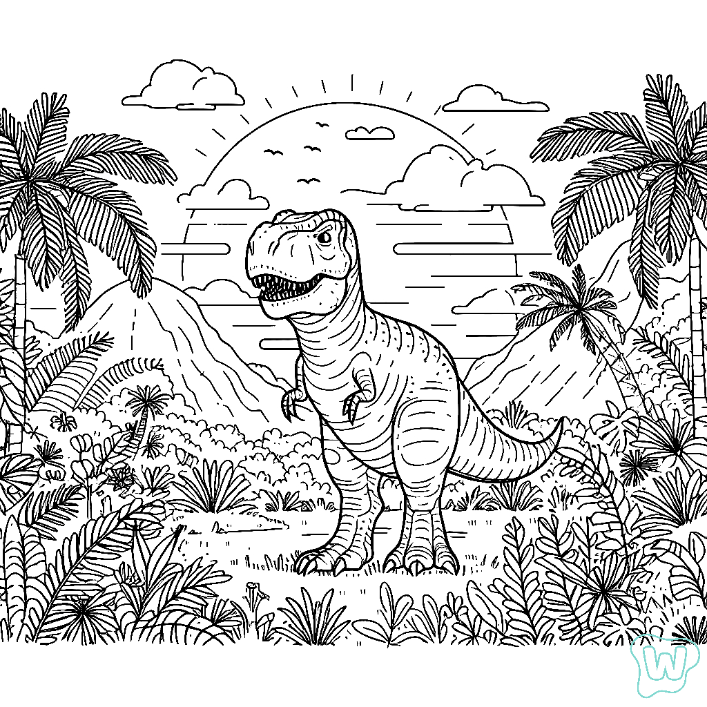 41 T Rex Da Colorare Disegni PDF Da Stampare