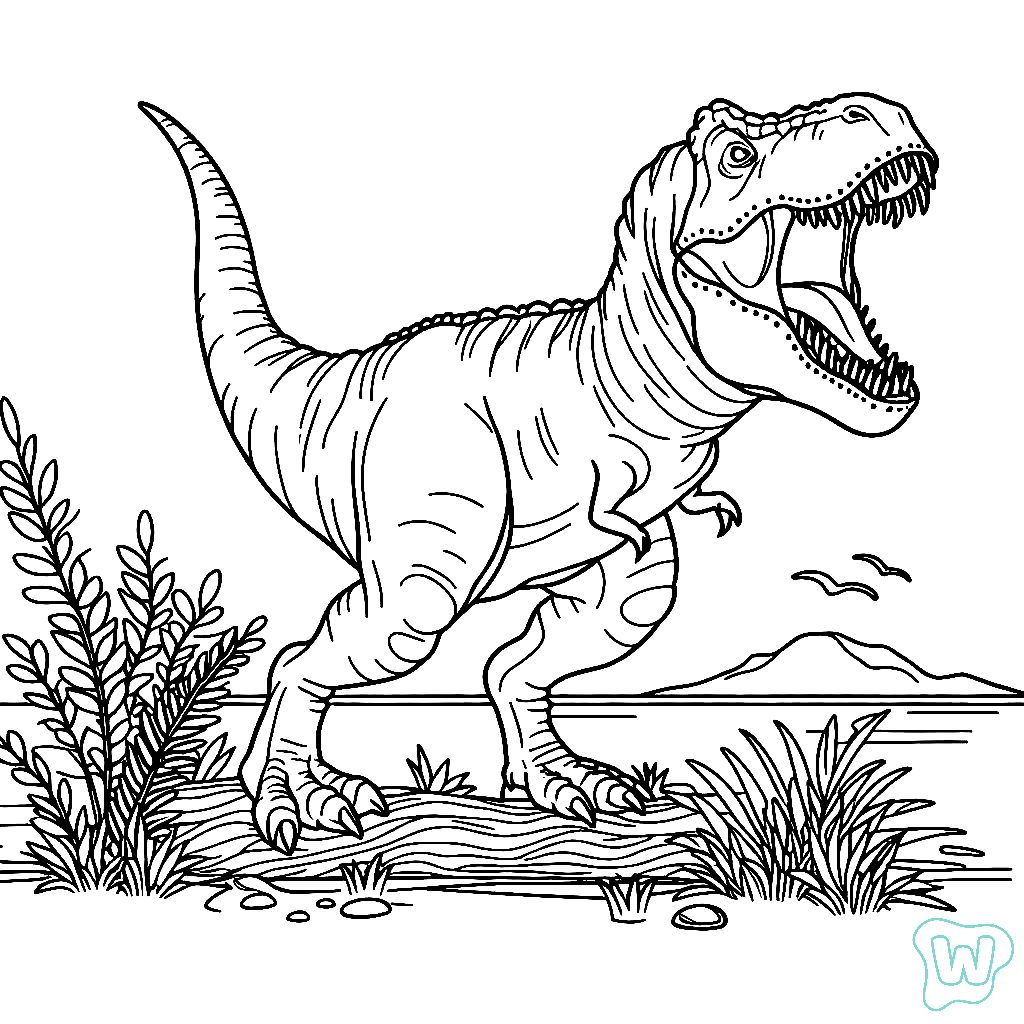 41 T Rex Da Colorare Disegni PDF Da Stampare
