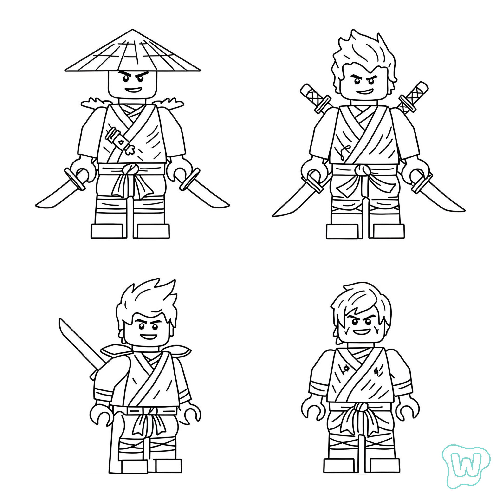 39 Lego Ninjago Para Colorear Descarga Y Colorear Gratis