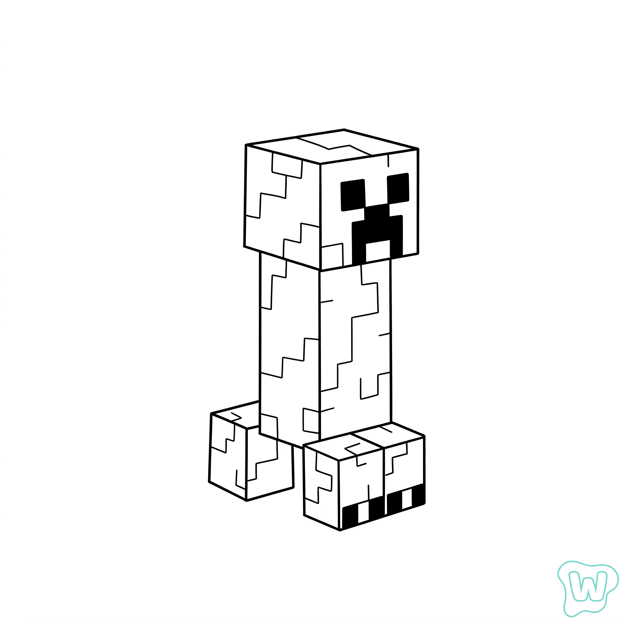Ausmalbilder Creeper Aus Minecraft AUHG Ausmalbilder Creeper Aus Minecraft AUHG