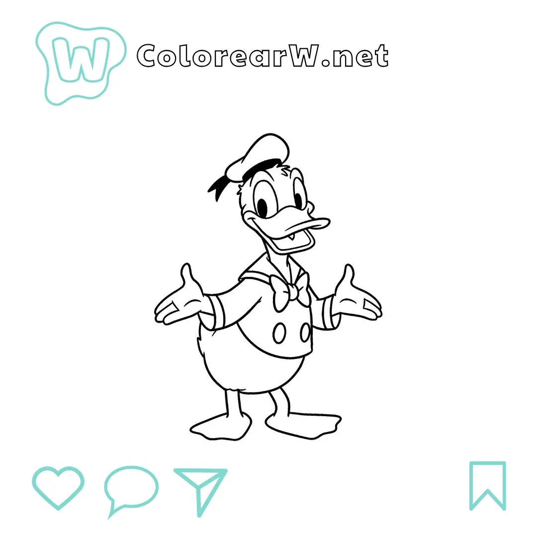 39 Pato Donald Para Colorear PDF Para Imprimir Gratis 39 Pato Donald Para Colorear PDF Para Imprimir Gratis