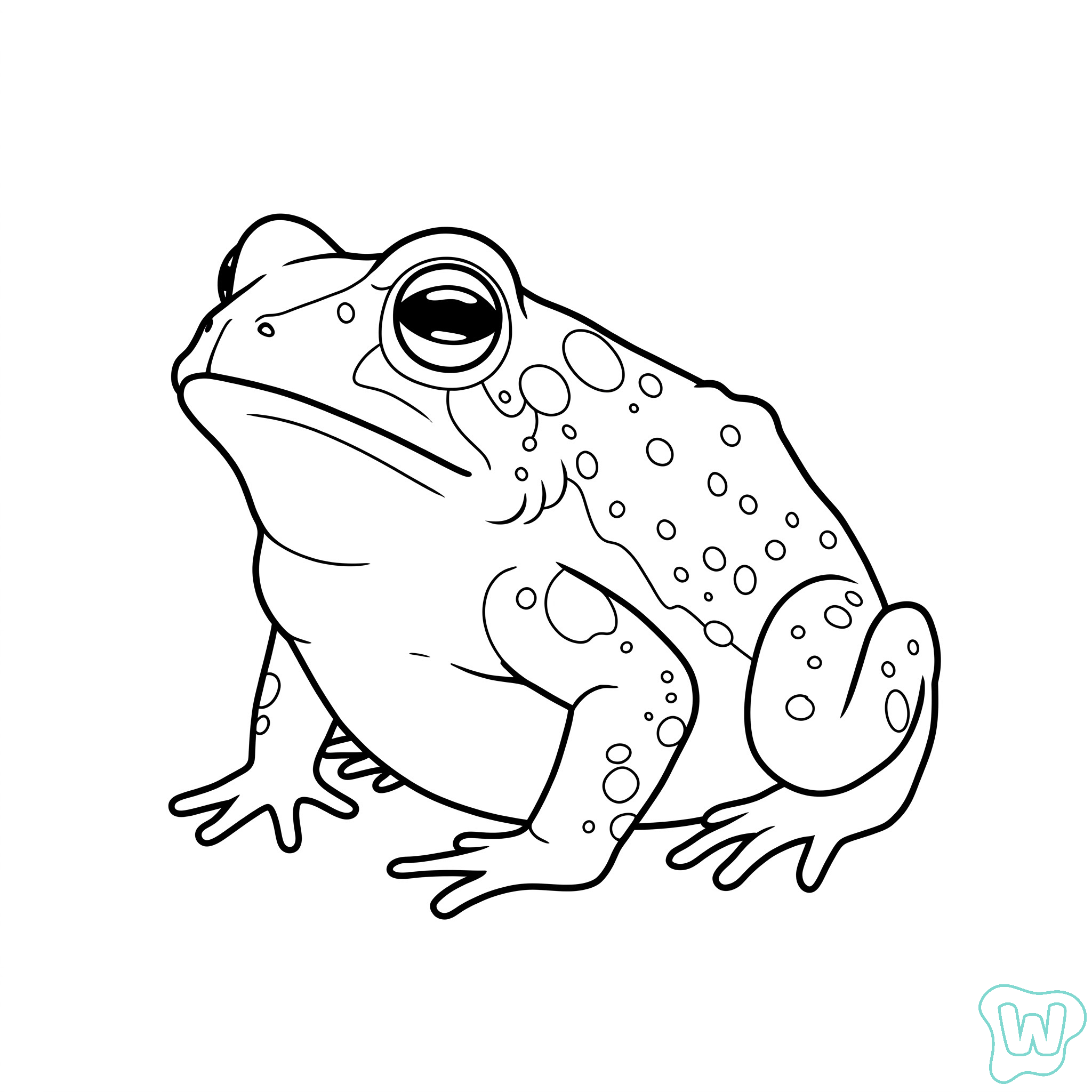 colorear y Imprimir PDF Sapo