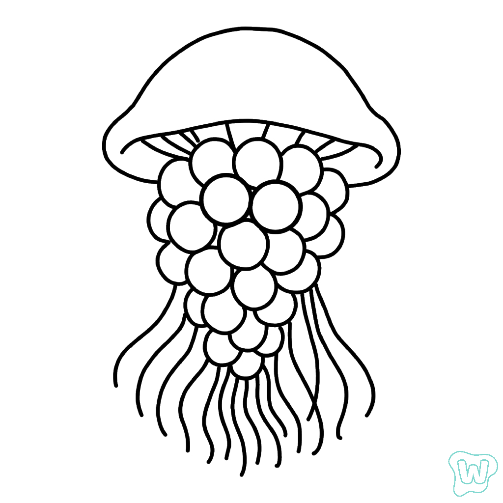 Graipussi Medussi dibujos para colorear y Imprimir PDF gratis