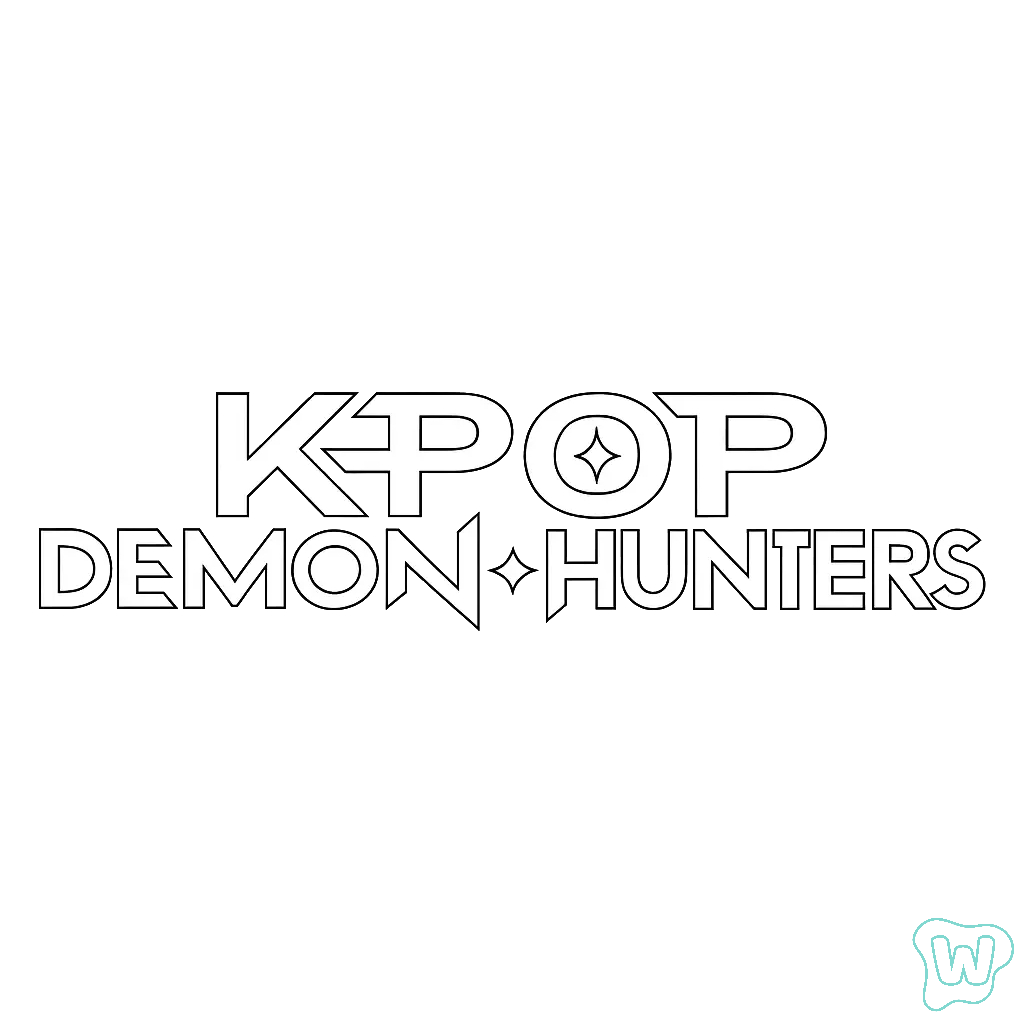 niños KPop Demon Hunters páginas para colorear