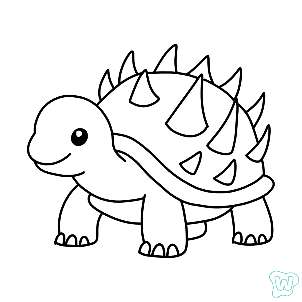 Torrtuginni Dragonfrutinni para colorear gratis