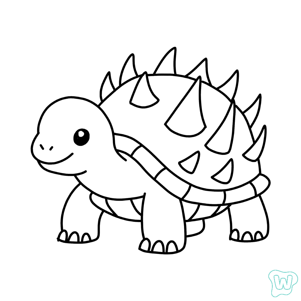Torrtuginni Dragonfrutinni para colorear y Imprimir PDF