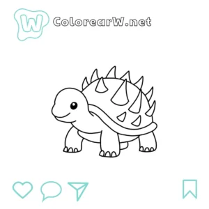 Torrtuginni Dragonfrutinni para colorear (PDF para imprimir gratis) thumbnail