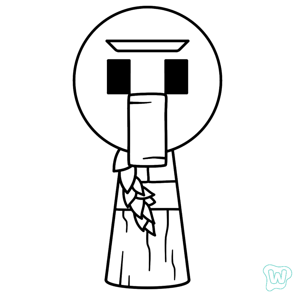 páginas para colorear detalladas de A Minecraft Movie