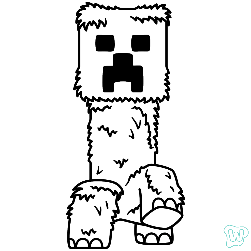 divertidas páginas para colorear A Minecraft Movie