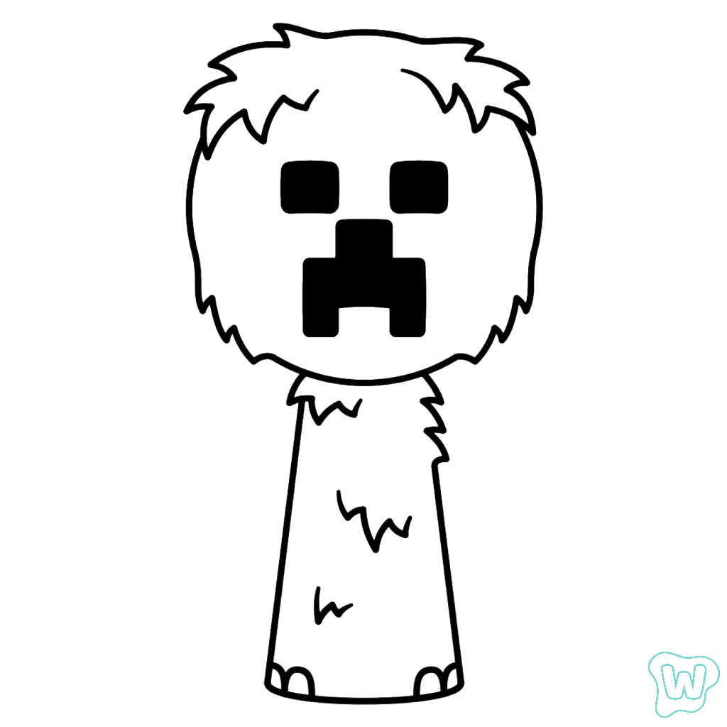 A Minecraft Movie páginas para colorear de adornos