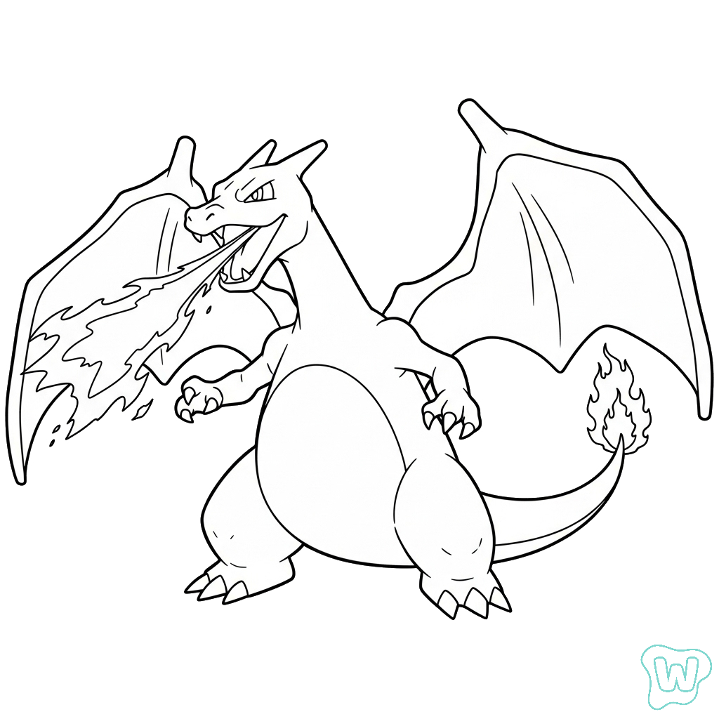 Charizard dibujos para colorear grinch