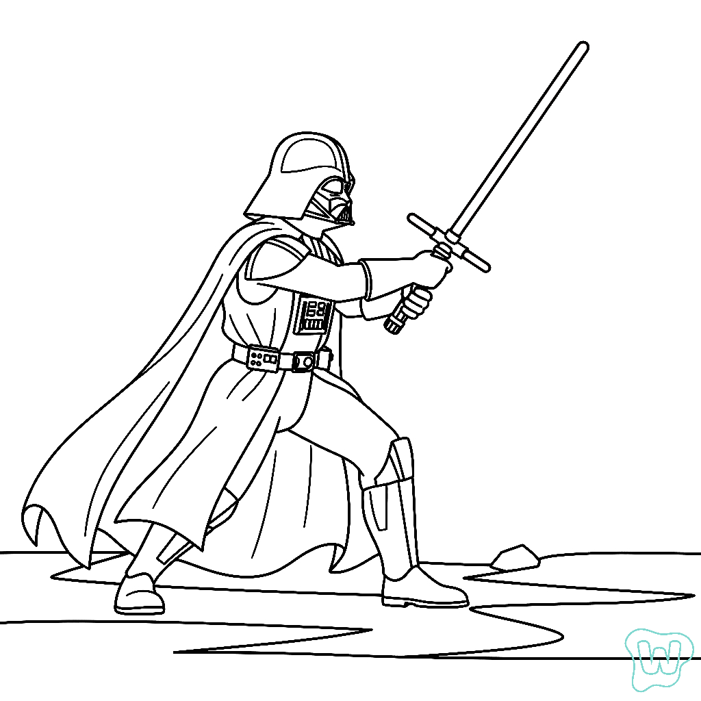 Darth Vader páginas para colorear gratis