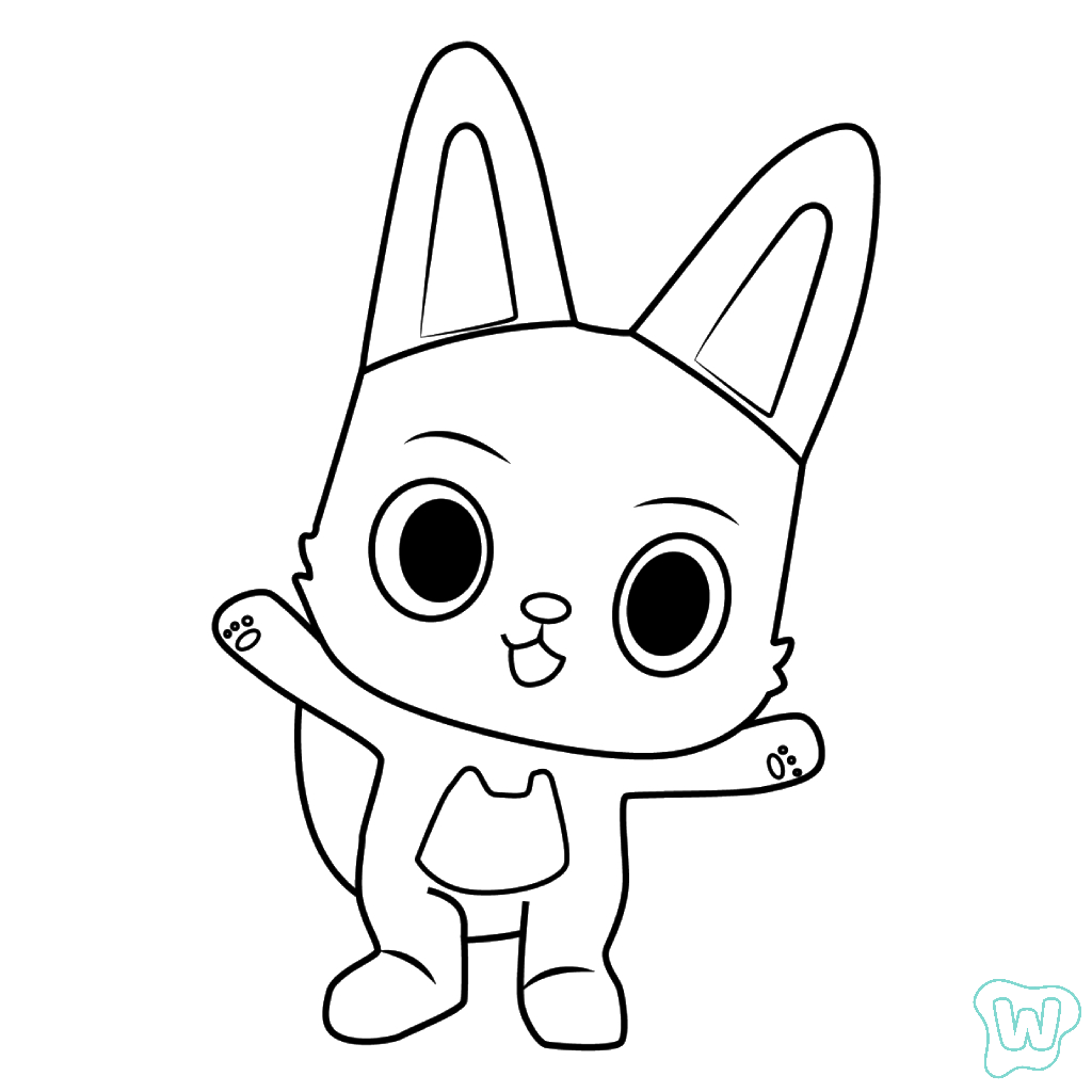 colorear y Imprimir PDF Gabby’s Dollhouse