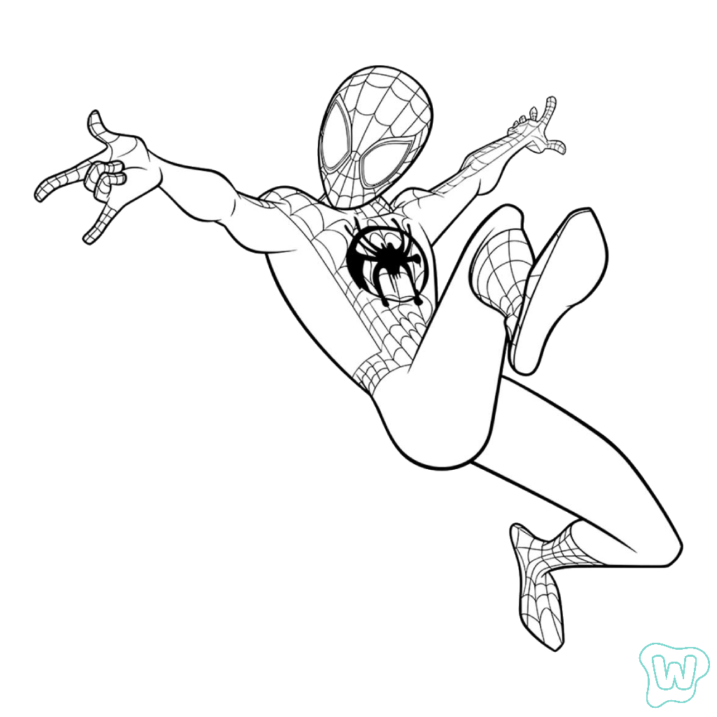 Miles Morales páginas para colorear gratis