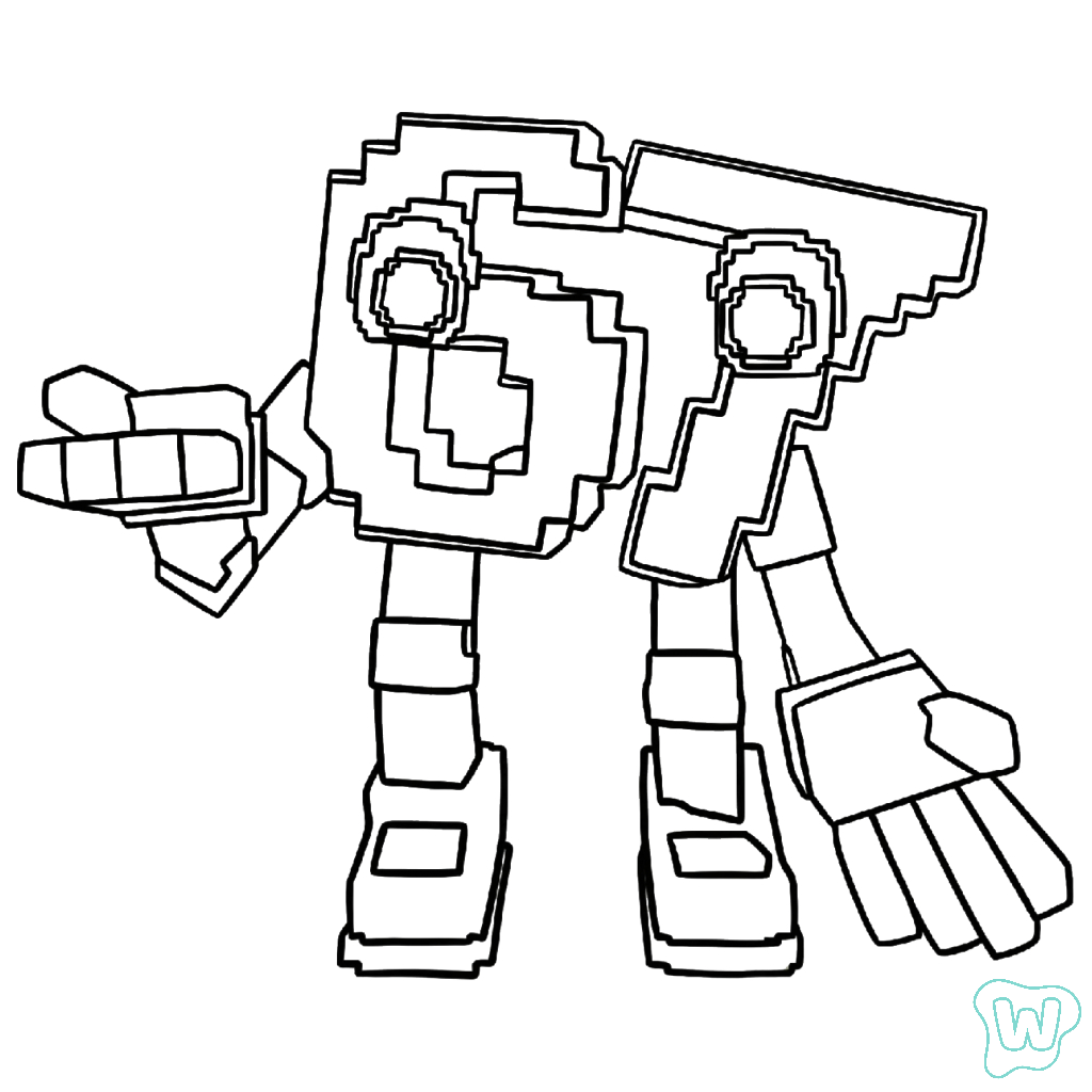 67 Brainrot dibujos para colorear
