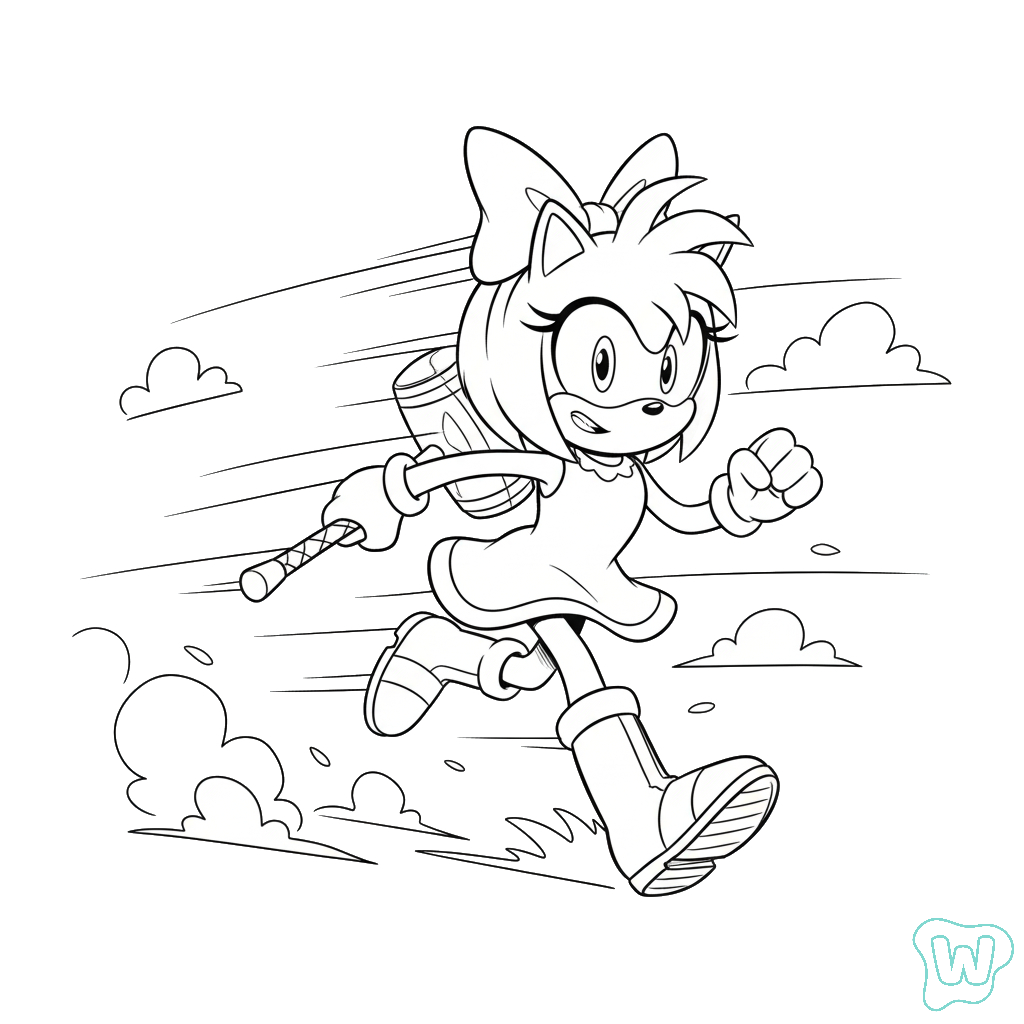 dibujos para colorear grinch Amy Rose