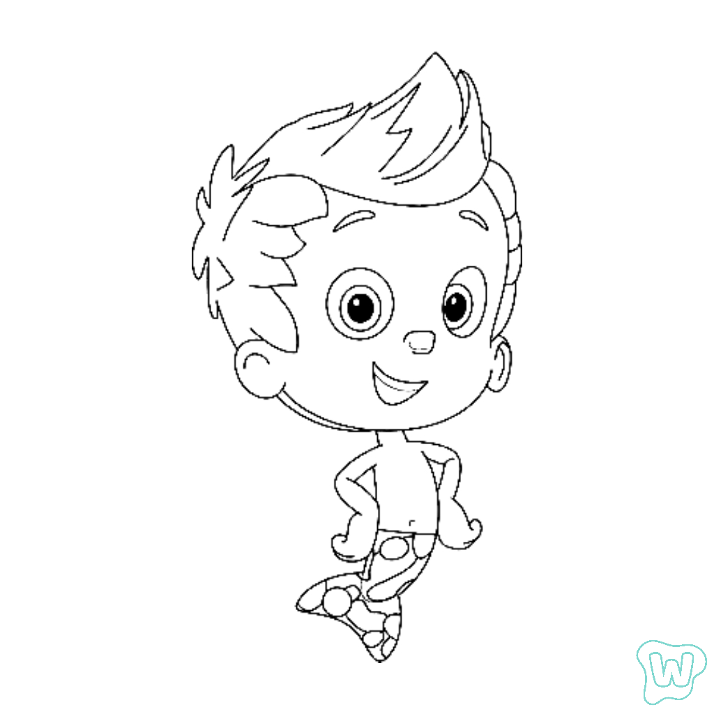Bubble Guppies adornos para colorear