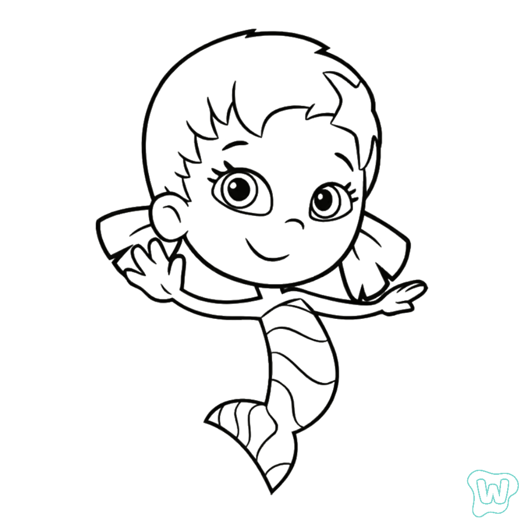 Bubble Guppies páginas para colorear para adultos